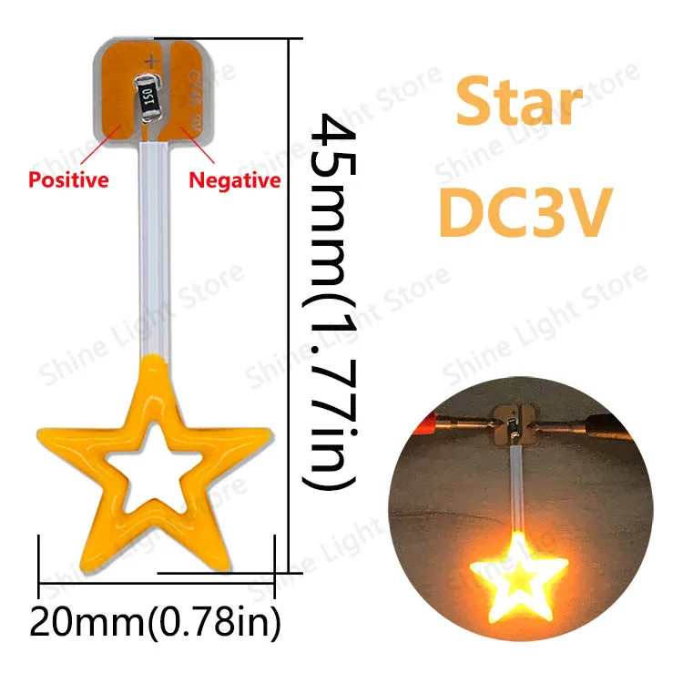 

3 шт. светодиодные лампочки DT&ZM сердце, елка, снеговик, звезда, снежинка