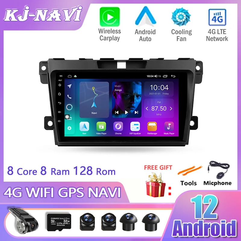 

For Mazda CX7 CX-7 CX 7 ER 2007 - 2014 Car Radio Video Player GPS Navigation Stereo Android 12 No 2din Dvd