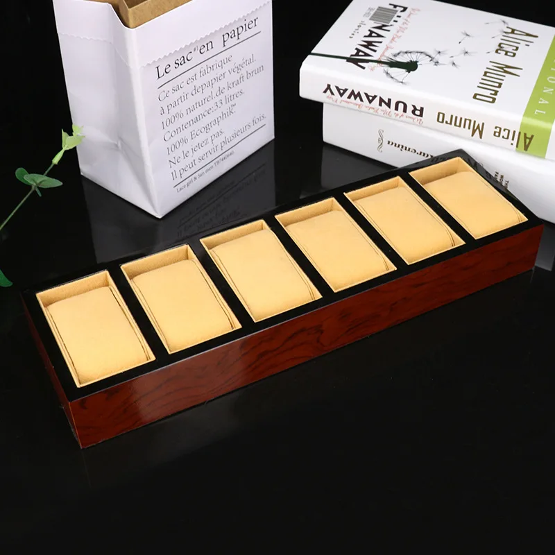 

6 grid watch wooden tray spray painted wooden display storage tray jewelry jewelry storage counter home dedicated
