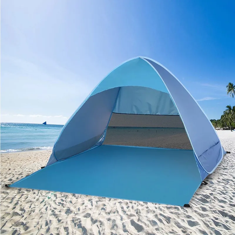 Beach Tent Anti-UV Portable Sun Shade Shelter for 2~3 Person
