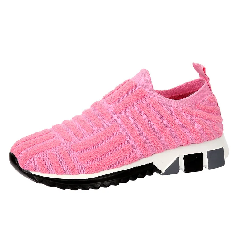 Green Summer New Women Shoes Plus Size 35-45 Flat Running Sneakers Casual Shoes Breathable Slip on Designer Ladies Loafers Shoes