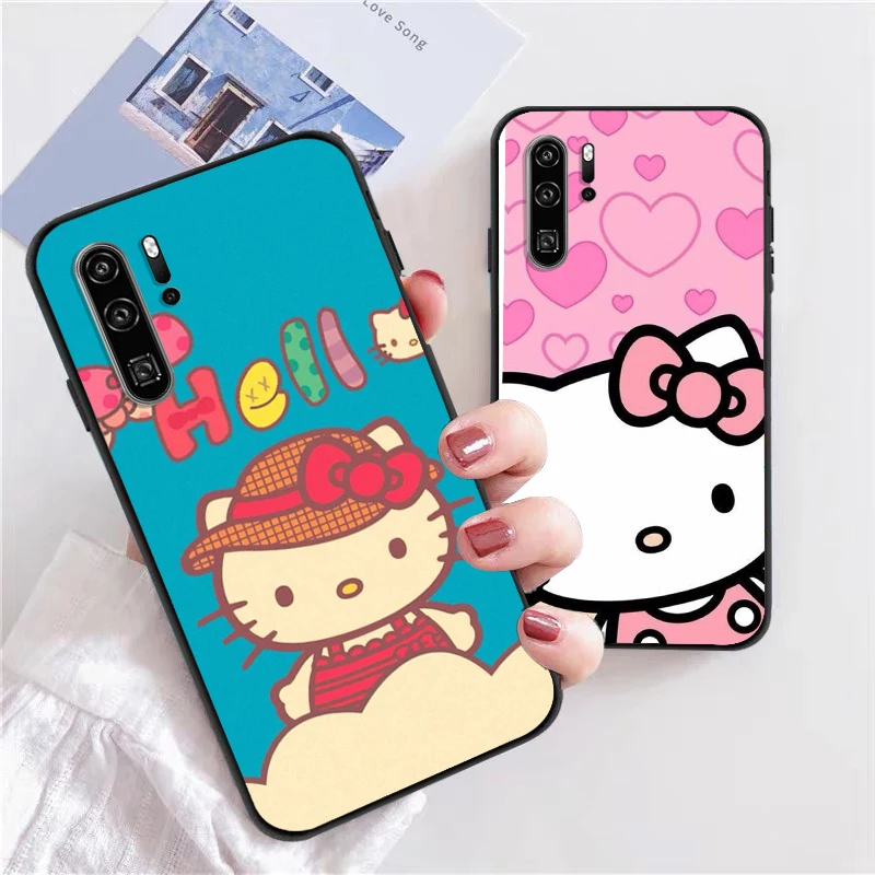

Hello Kitty 2022 Phone Cases For Huawei Honor P30 P40 Pro P30 Pro Honor 8X V9 10i 10X Lite 9A Back Cover Coque