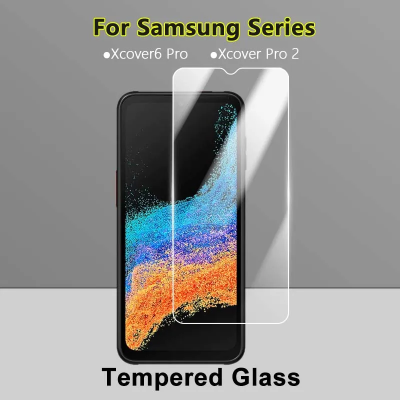 

5 шт., Защитная пленка для экрана Samsung Galaxy Xcover6 / Xcover Pro 2, ультратонкое прозрачное закаленное стекло 2.5D 9H, защитная пленка