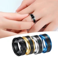 fashion smart finger ring multifunctional temperature couple ring waterproof intelligent technology temperature sensor rings