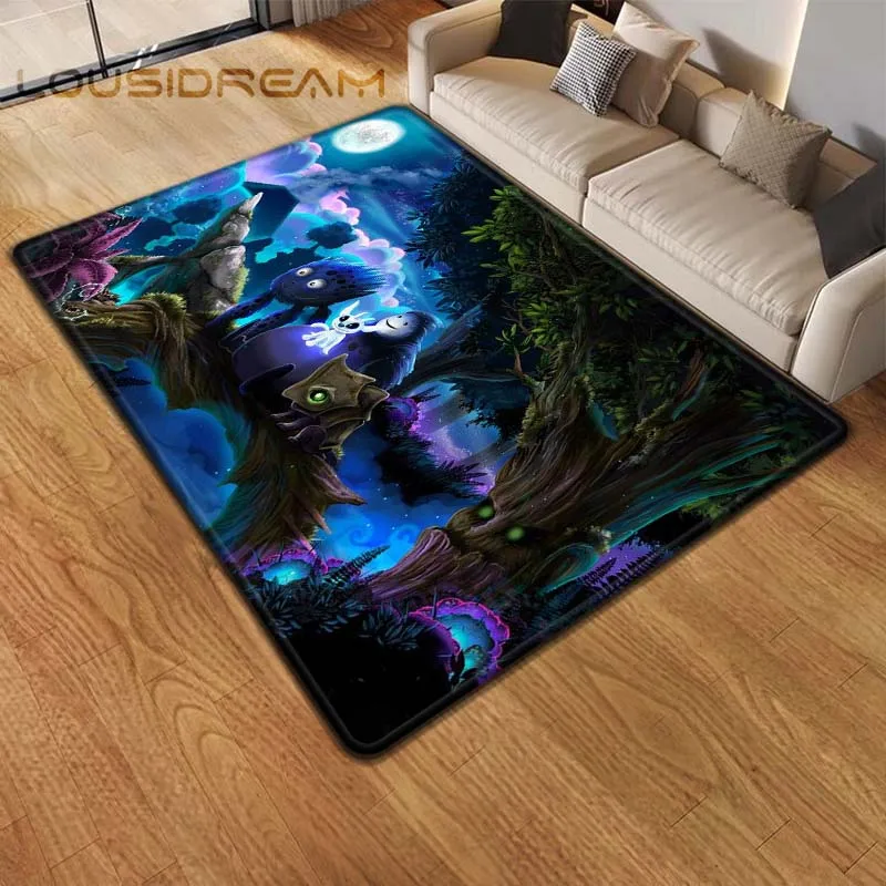 

Игровой ковер Spirit Forest, Придверный коврик для кухни, спальни, напольное украшение, ковер для гостиной, противоскользящий ковер для ванной ком...