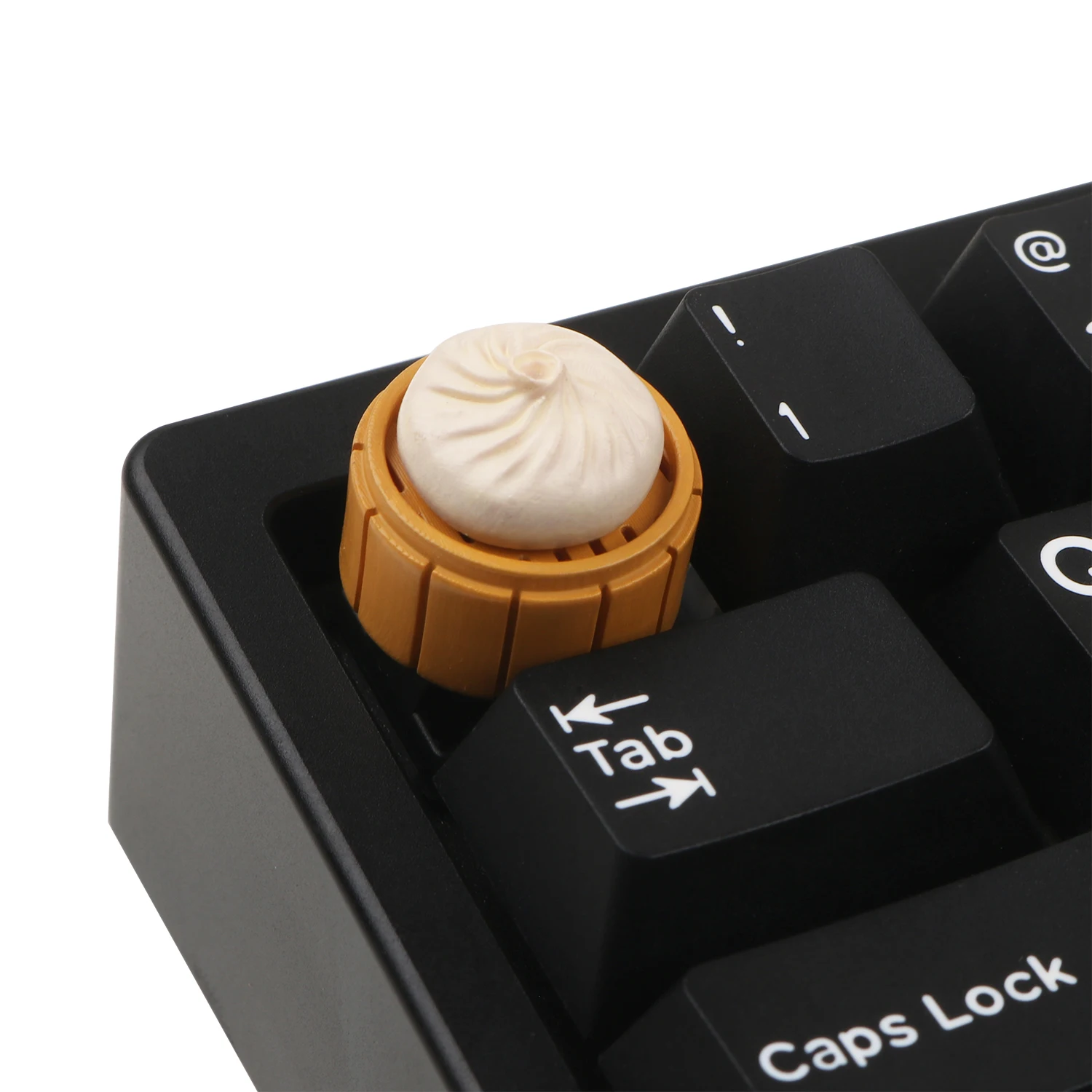 

Lovely Steamed Stuffed Bun/Dumpling Magnetic Keycaps For Mx Switch For Mechanical Keyboard Delicious Foods Key Cap For GK64 61
