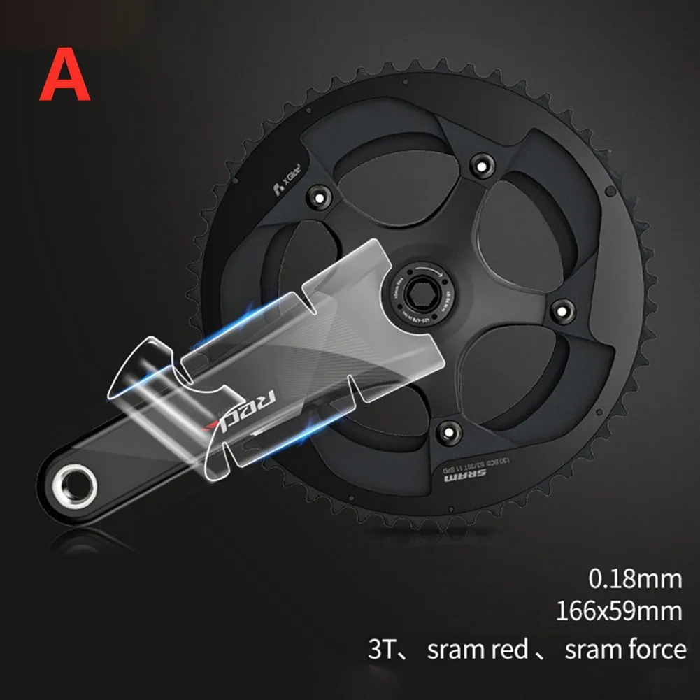 

Bicycle Bicycle Crank Sticker Bike Crank For SRAM/SHIMAN0 Protector Road Stickers TPH Pratical Useful Durable Hot Sale