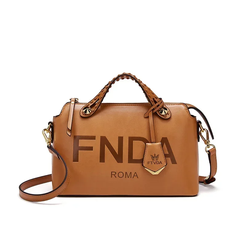 

2023 Luxury Brand Female Bag Boston Large Capacity Commuting Shoulder Bag Fashion Cross-body Handbag Single Shoulder Bag