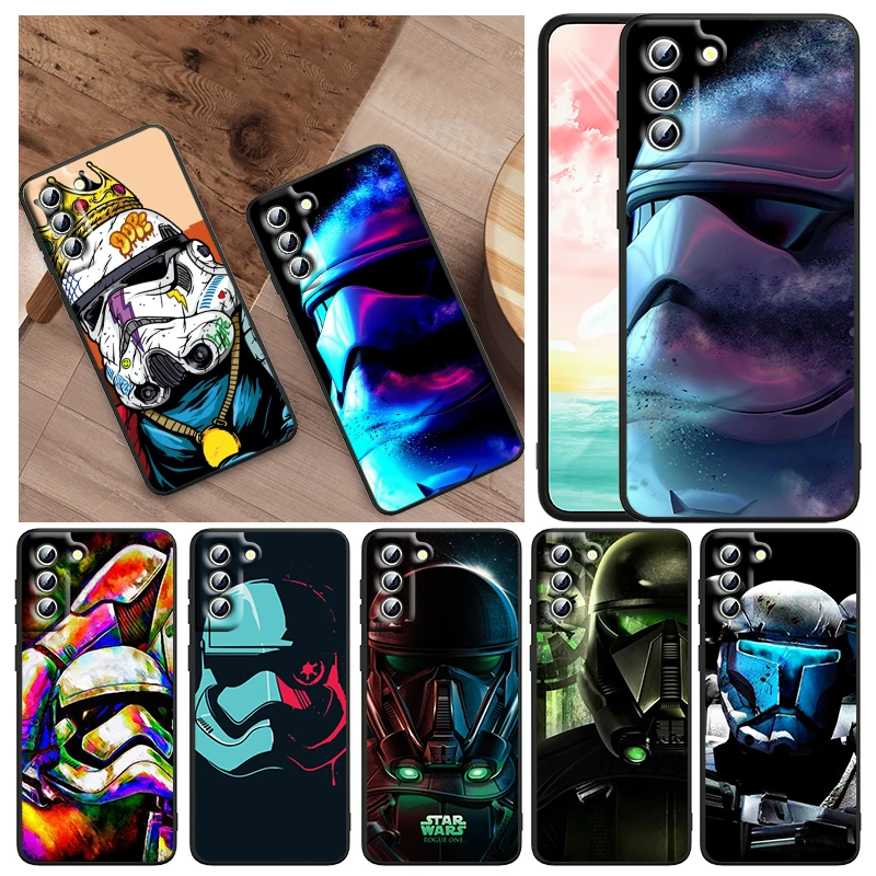 

Star Wars Jedi Knight For Samsung Galaxy S22 S21 S20 FE Ultra Pro Lite S10 5G S10E S9 S8 Plus S7 Edge Black TPU Phone Case