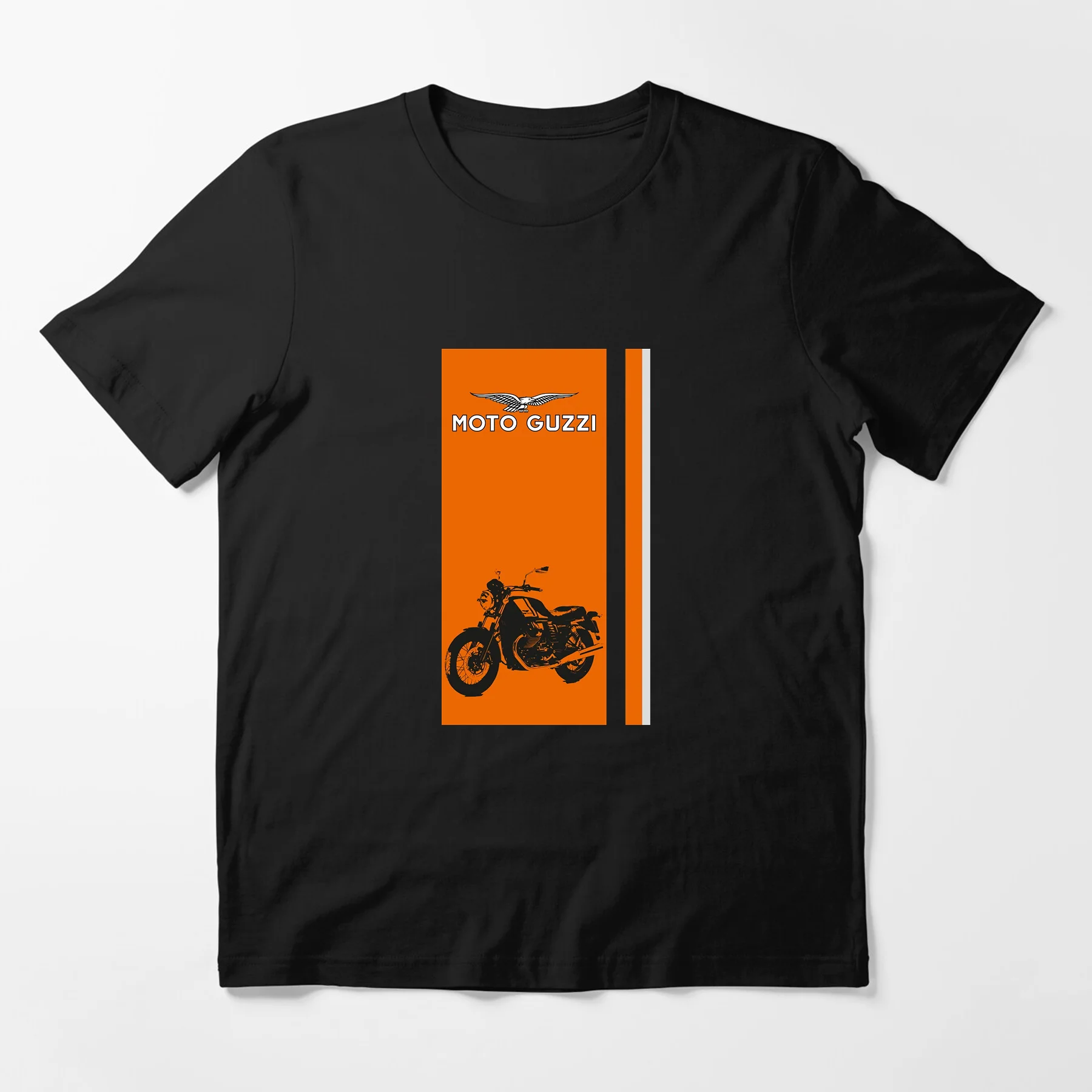 

Amazing Tees Male T Shirt Casual Unique Oversized Special Moto Guzzi Graphic Orange Classic T-shirt Men T-shirts Graphic S-3XL