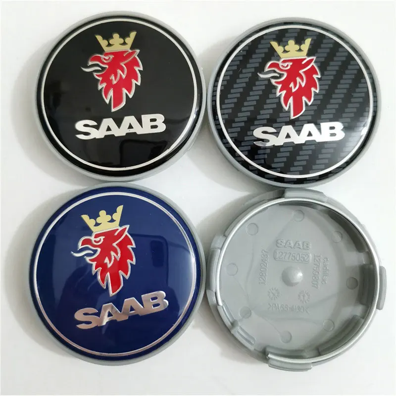 

Центральная крышка автомобиля, пластиковая эмблема 63 мм для SAAB hub, аксессуары для модификации, украшение шин, универсальные части логотипа