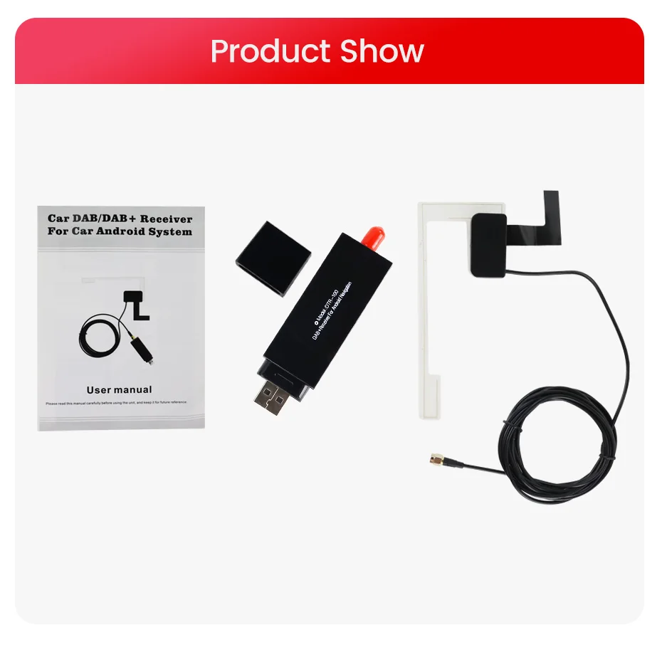 Dab радиоприемник в автомобильной антенне цифровой DAB + адаптер тюнер коробка
