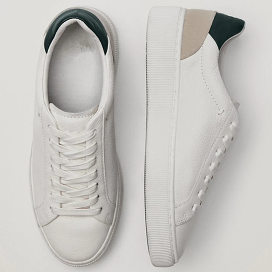 

Jenny&Dave Sneakers Women England Style Patchwork Color contrast Genuine Leather Vulcanized Shoes Women Sneakers Women Shoes