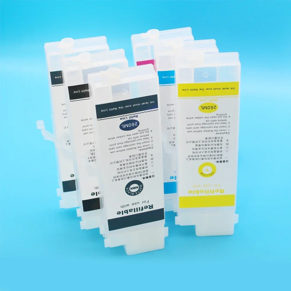 PFI 102 107 106 многоразовые картриджи для Canon 105 104 101103 IPF670 IPF770 IPF755 IPF5000 IPF6400 IPF6300 IPF650