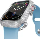 Алмазный чехол для часов Apple Watch, Чехол 45 мм 44 мм 40 мм iWatch 7 6 5 4 SE, роскошный Алмазный защитный чехол для серии 3 42 мм