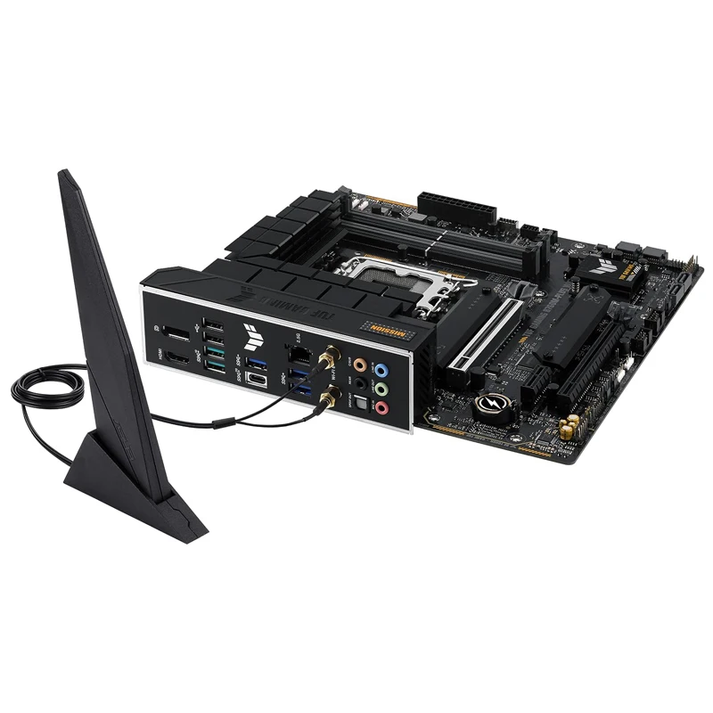 ASUS TUF игровая B760M-PLUS WIFI 13-го 12-го поколения Intel LGA 1700 mATX материнская плата с PCIe 5 0 2xpcie 4