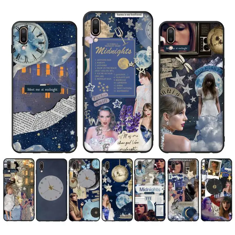

T-Taylors-Swifts M-Midnights Phone Case Case For Oppo Reno Realme C3 6Pro Cover For vivo Y91C Y17 Y19