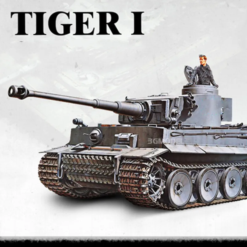 

NX 1/35 German Tiger Tank Model Resin Model Kit Self-Assembling Resin Doll Military Figure Model