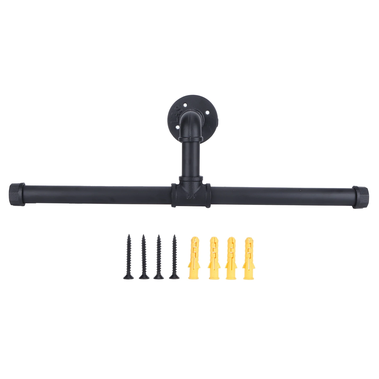 

19in Wall‑Mounted Drying Rack Heavy Duty T‑Shaped Hanger Detachable Hanger for Home