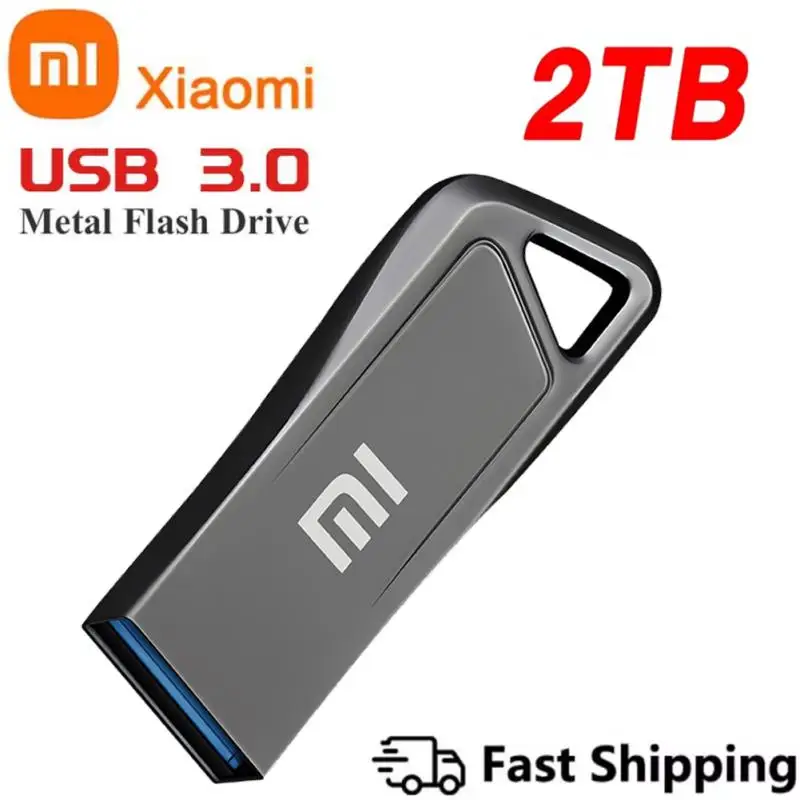 Lenovo Pen Drive 2TB Высокоскоростная флэш-память Металлический флэш-накопитель 1 ТБ