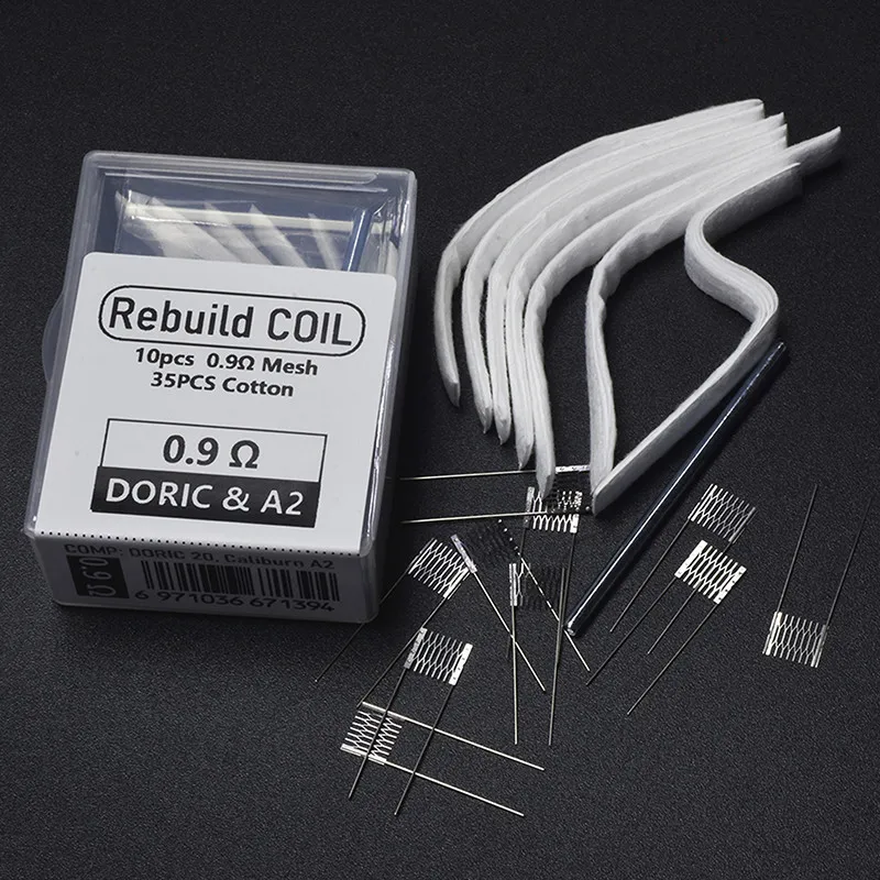 

1Set DIY Tool Rebuild Kit Mesh Coil Resistance Wire For XROS 0.8ohm DORIC 20 0.9ohm