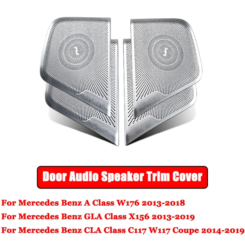 

Для Mercedes Benz A GLA CLA Class W176 X156 C117 W117 Coupe Автомобильные аксессуары Дверной треугольник Твитер Аудио динамик Крышка Накладка Рамка