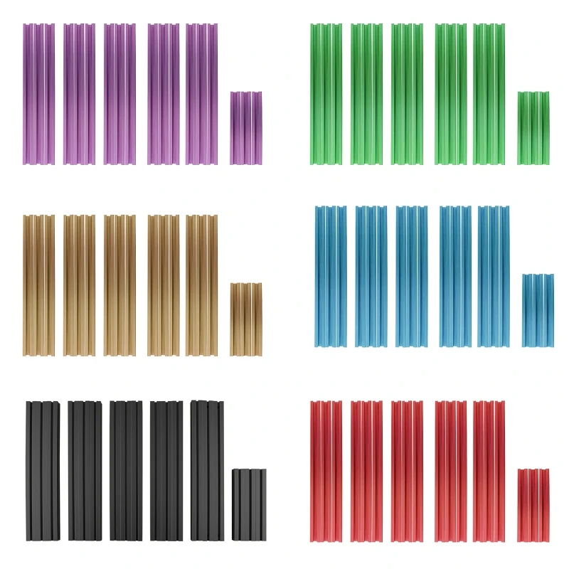 

3D Printer Extrusion Frame Kit Nuts Screws Aluminum Brackets for Voron V0 1515