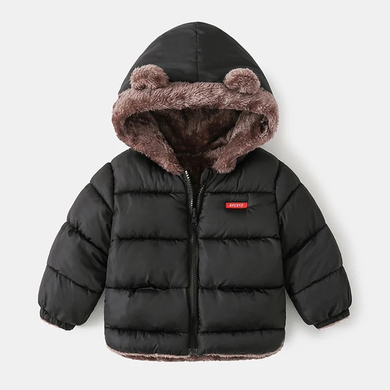 

Детское флисовое пальто с длинным рукавом, на молнии