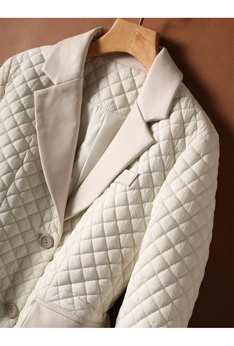 Luxury High Quality Winter Clothes Women Casacos De Inverno Feminino Thin Vintage Spliced Sheepskin Abrigos Mujer Invierno 2022
