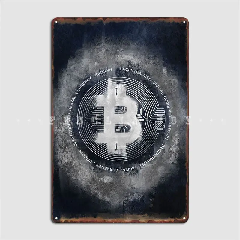 

Металлический плакат с биткоином, винтажный кинотеатр, таблички для гостиной, клуба, бара, жестяные плакаты с знаком