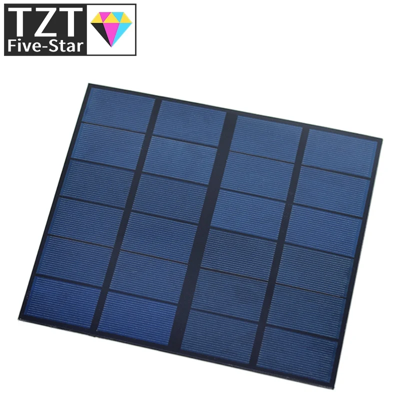 Солнечная панель TZT 6 в 170 мА 4 Вт поликристаллическая * мм