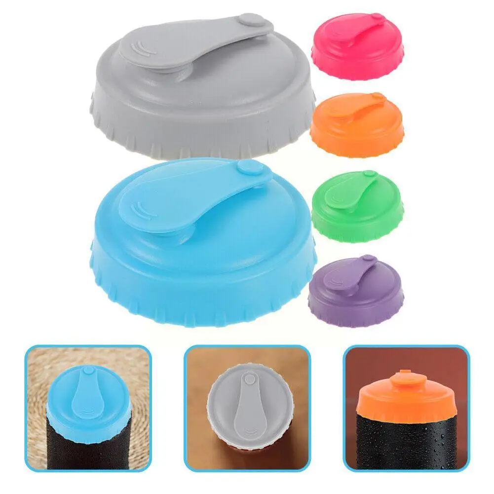 

1pcs Silicone Soda Can Lid Reusable Can Stopper For Soda Beer Drinks Juice Coke Beverage Fits Standard Cans Protector G0U3