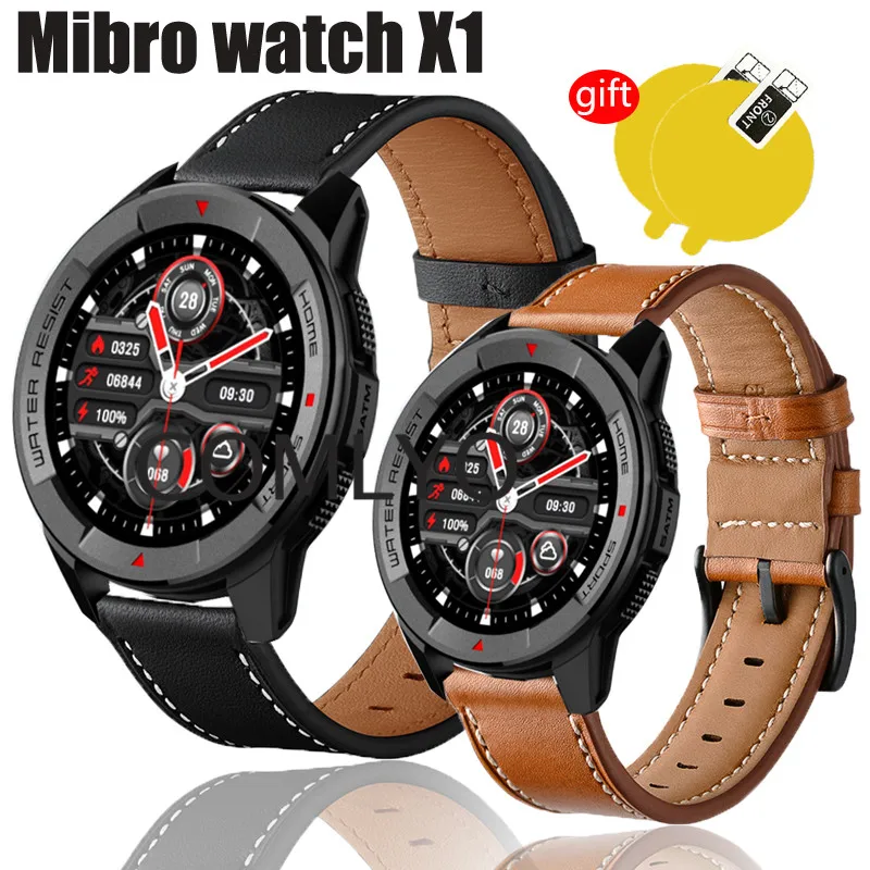 

Защитная пленка для браслета Mibro Watch X1 A1 из натуральной кожи
