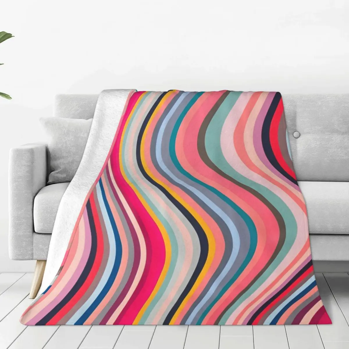 Фланелевое одеяло с логотипом P-Paul-Smith-h роскошное английское теплое для домашнего