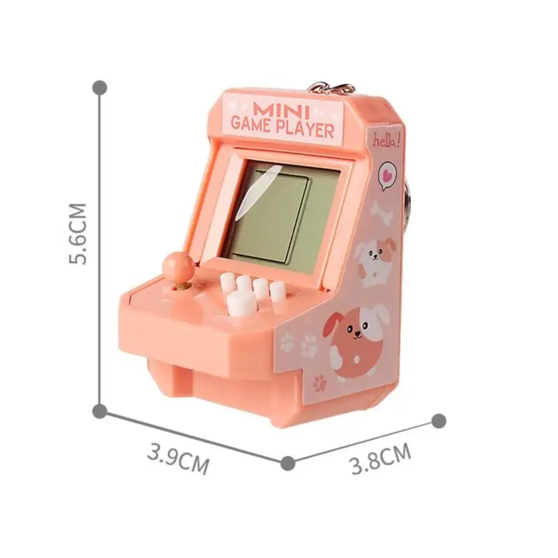 Миниатюрная портативная игровая консоль с брелоком Детская головоломка ретро