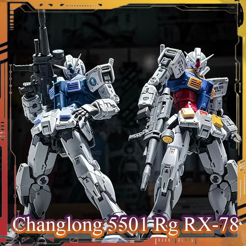 Фото Changlong 5501 KO RG RX-78-2 2.0 Ver. Фигурки масштаба 1/144, сборная модель, комплект основания, ограниченное количество цветов, украшение, подарок на день рождения №1