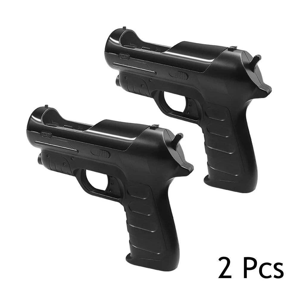 2pcs Creative Gun-butt Type Joystick Controller Attachment for Sony Playstation 4 PS3/PS4 VR MOVE Shooting Game Accessories - купить по