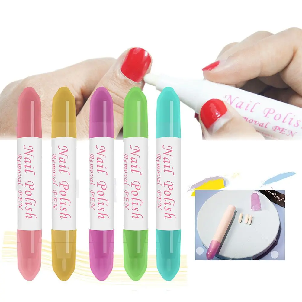 

Nail Polish Removal Manicure Cleaner Refillable Nail Corrector Pen Cleaning Remover Brush Correction Pen Erase Pen