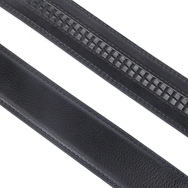 Ремень мужской из натуральной воловьей кожи с автоматической пряжкой 120/130 см |