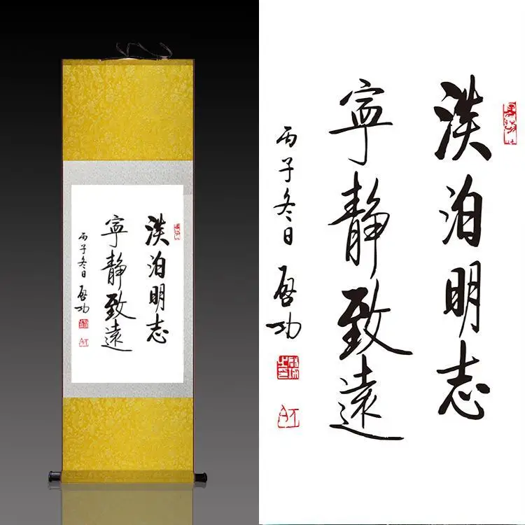 

Традиционная китайская каллиграфия, настенные картины, декор для гостиной, эстетические постеры, офисный декор, подвесной гобелен, настенн...