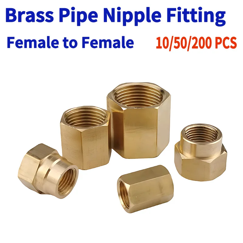 Латунные гнездовые соединители для труб с внутренней резьбой и шестигранной