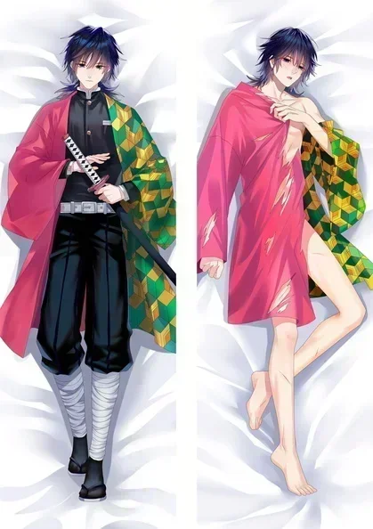 Подушка для подушки в стиле японского аниме рассекающий демонов Agatsuma Zenitsu Dakimakura