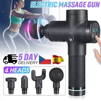 new massage gun professional deep tissue muscle massager pain relief body relaxation shaping fascial gun fitness
