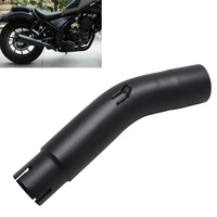 for honda cm300 rebel500 2017 2021 black motorcycle header mid pipe stainless steel slip on connection 51mm muffler moto replace