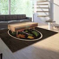natural area rugs large mushroom owl sychedelic floor mats illustration print home livingroom bedroom bath carpet decor doormat
