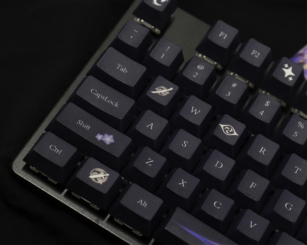 Genshin Impact Keycaps украшение клавиатуры Beelzebul Raiden Shogun Keycap игровой плеер аксессуары для