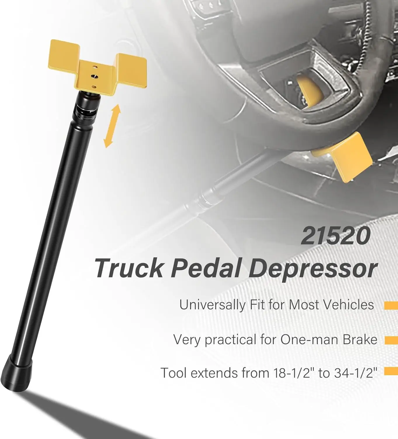 MX 21520 инструмент для депрессора педали грузовика тормоза замена Lisle универсально