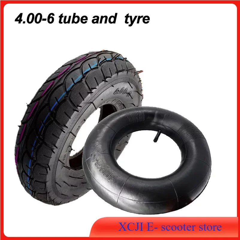 

13 дюймов 4,00-6 Внутренняя трубка внешняя шина для шин электромобиля 4,10/3,50-6 Внутренняя трубка