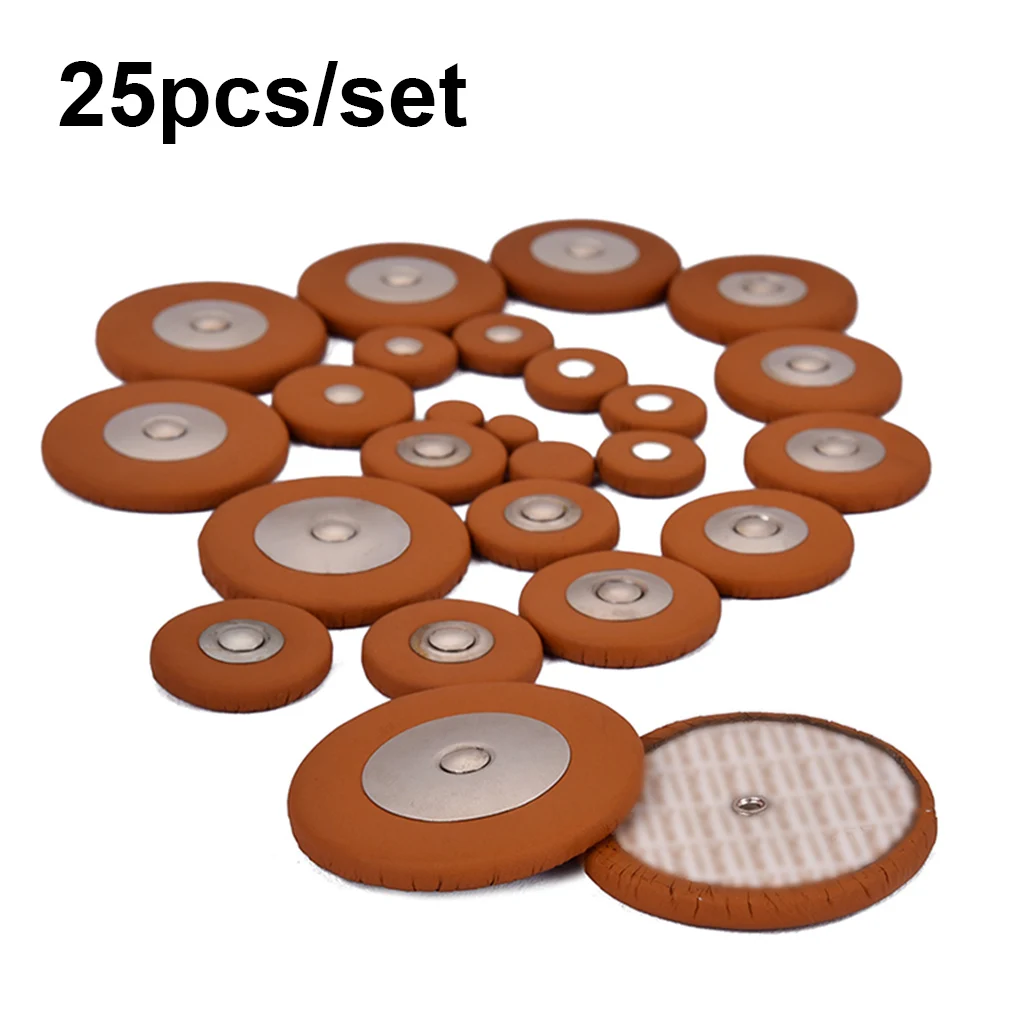 

Круглые кожаные мини-коврики для саксофона, 25 шт.