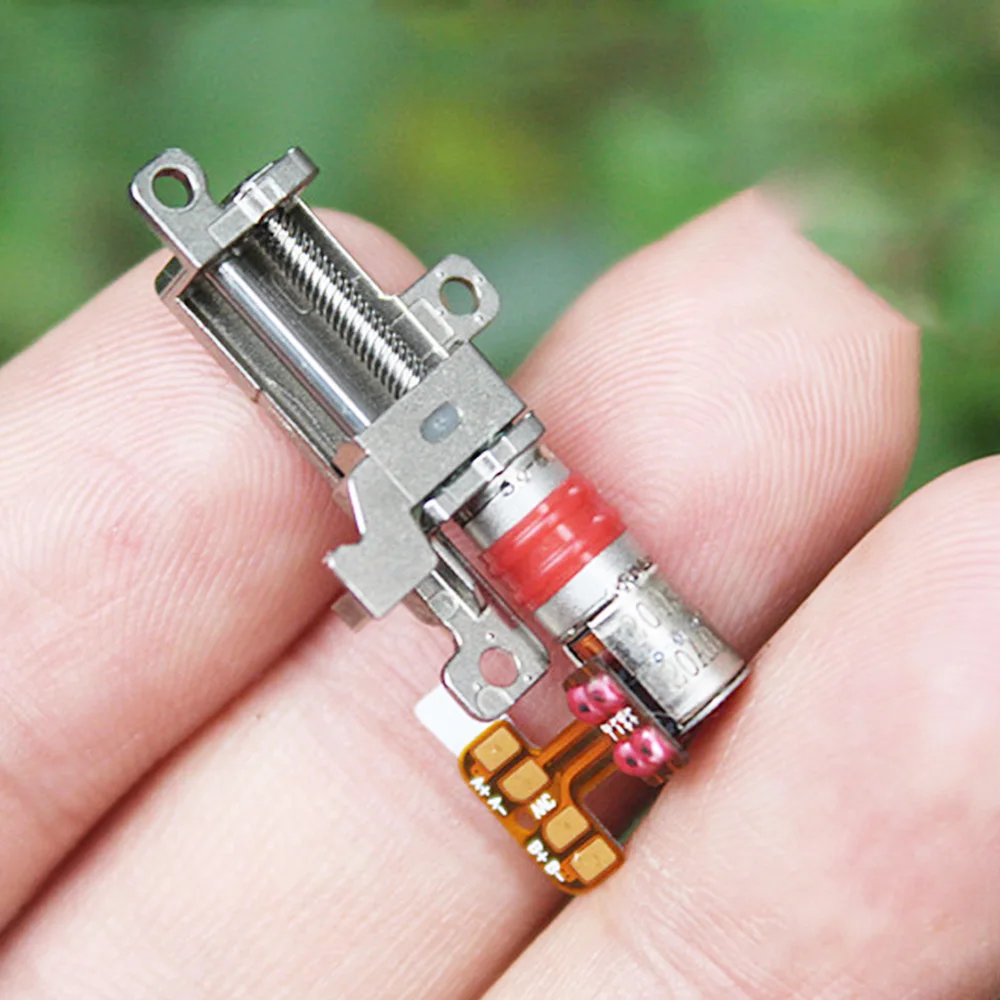 2-фазный 4-проводной металлический микро-винтовой шаговый двигатель 5 в